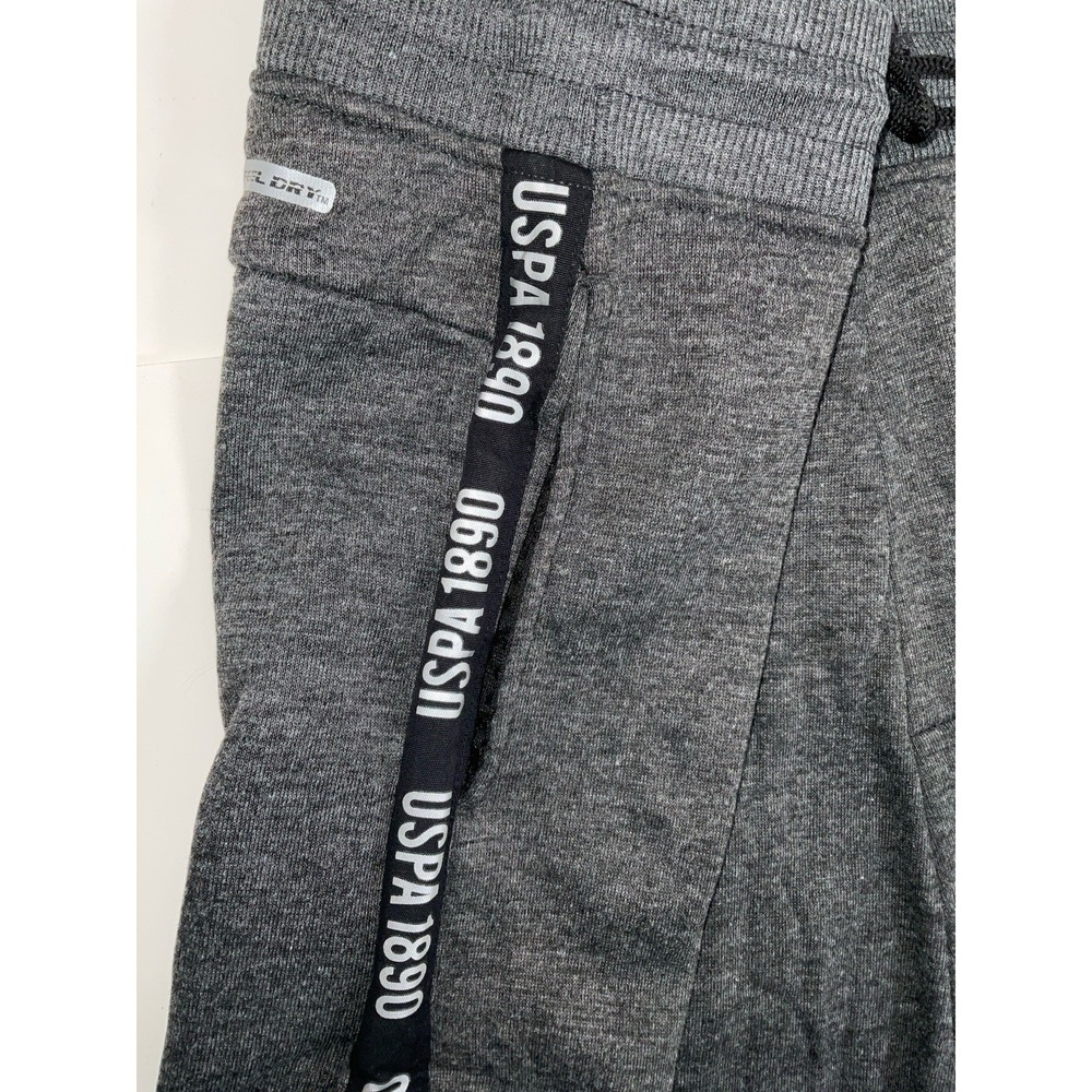 NWT Men's U.S. Polo Assn. Feel Dry Sweat Shorts Drawstring &‎ Pockets Gray - 2XL - Picture 4 of 6